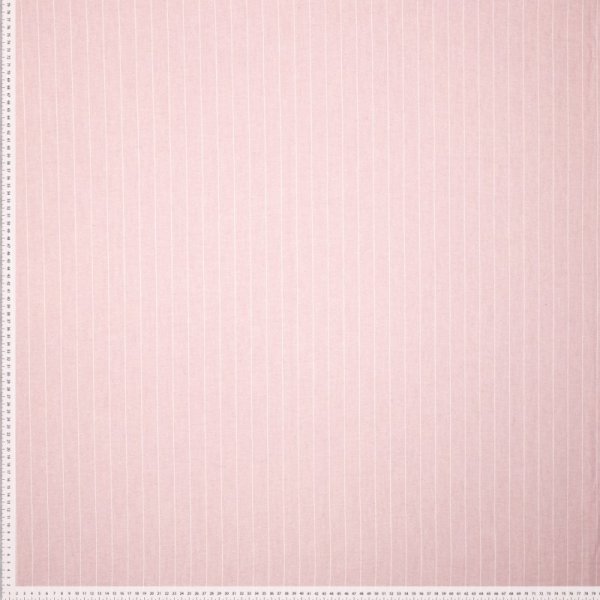 Viskose Leinengemisch - Wanjo Streifen - rosa/ecru