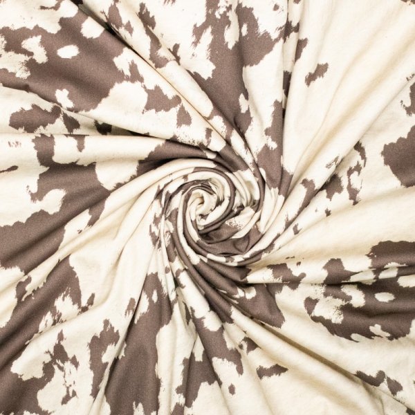 Baumwoll Stretch - Corey Cow - beige/braun