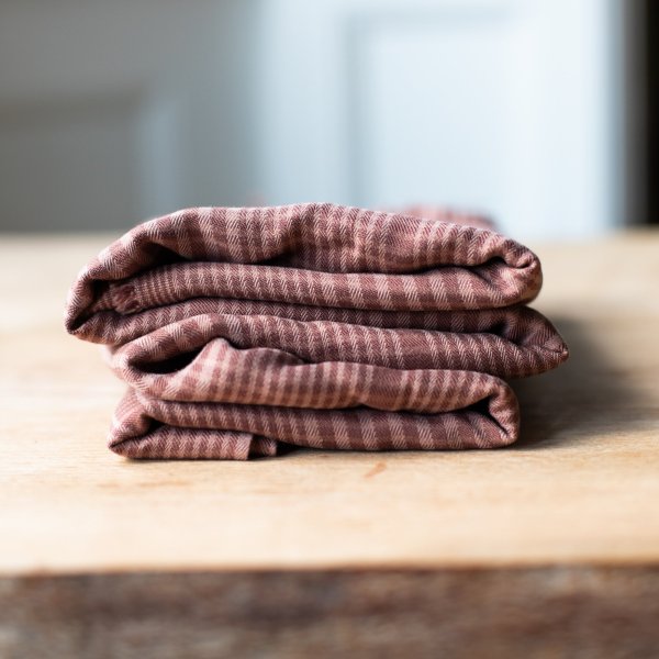 Two Tone Plaid mit TENCEL™ - old rose - meetmilk