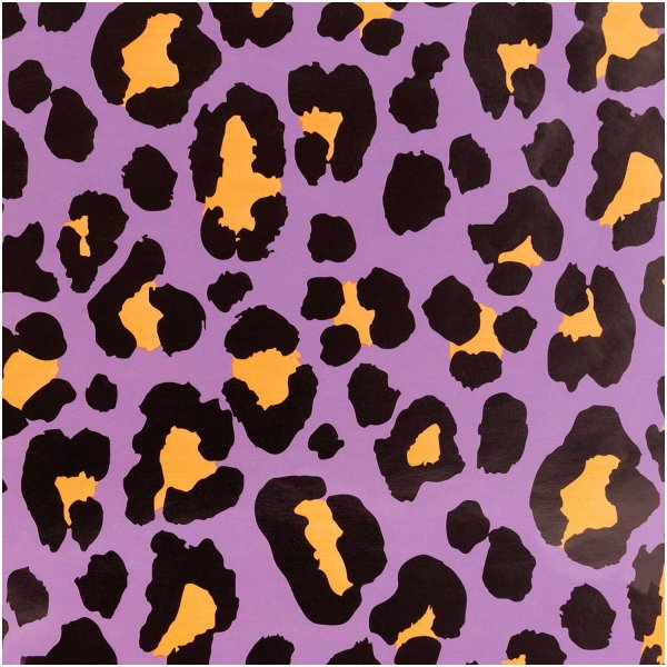 Geschenkpapier - Leo - lila - Acid Leo - Rico Design