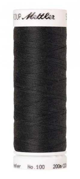 Nähgarn - SERALON No. 100 - Allesnäher - 200m - 0348 Mole Grey  - Mettler