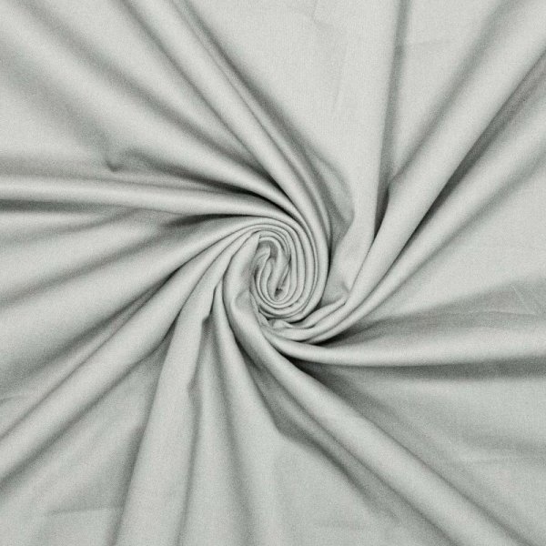 Baumwoll Stretch - uni - grau