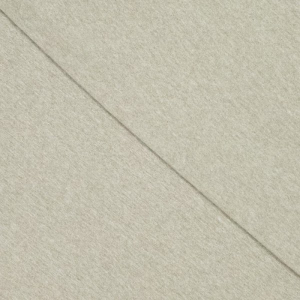 Viskosejersey - uni - khaki meliert