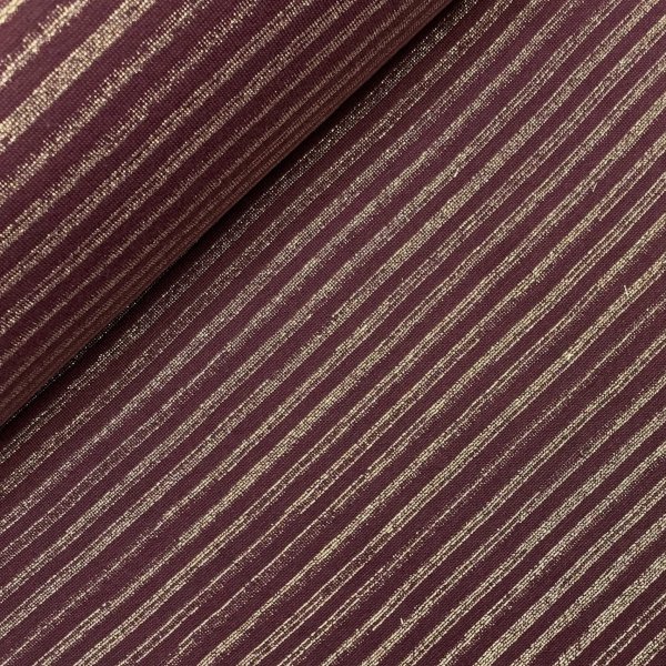 Bio Bündchen Vintage - Schlauch - A18 bordeaux/gold - Albstoffe