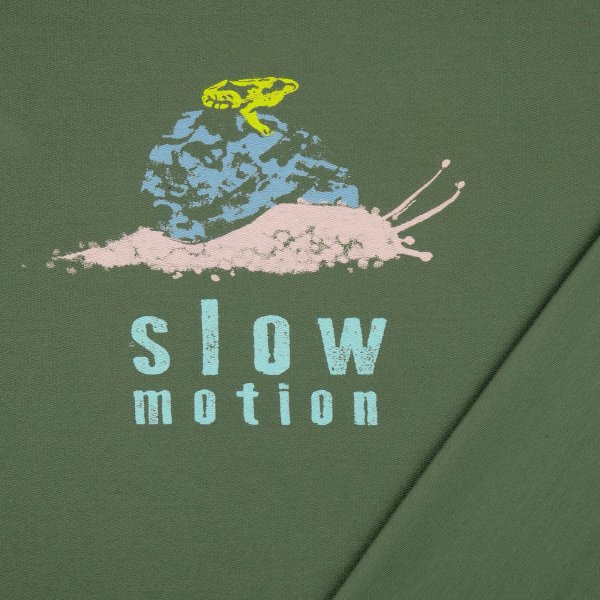RESTSTÜCK 1 Panel !!! - French Terry - back side Panel - Slow Motion - Little Darling