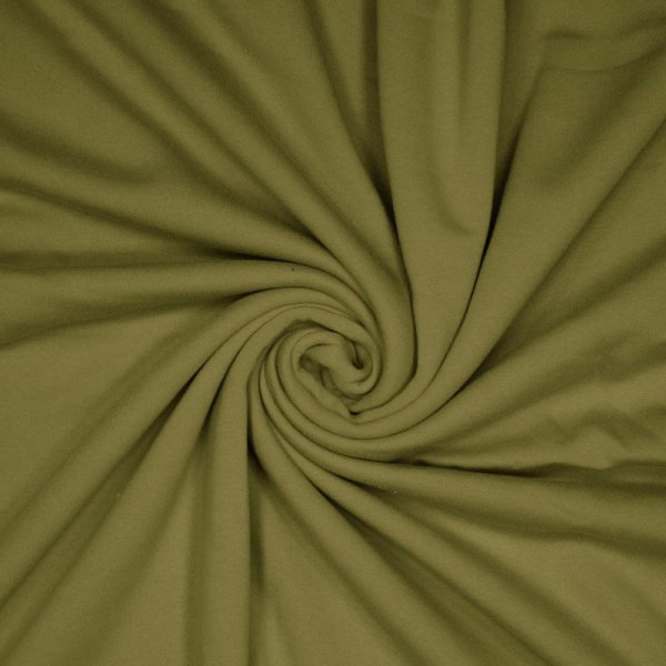 Bündchen Schlauch - Feinripp - khaki