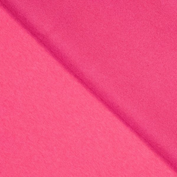 Bio Sweat - recycled brushed - uni - pink