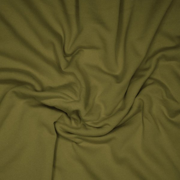 Bio Sweat - recycled brushed - uni - khaki