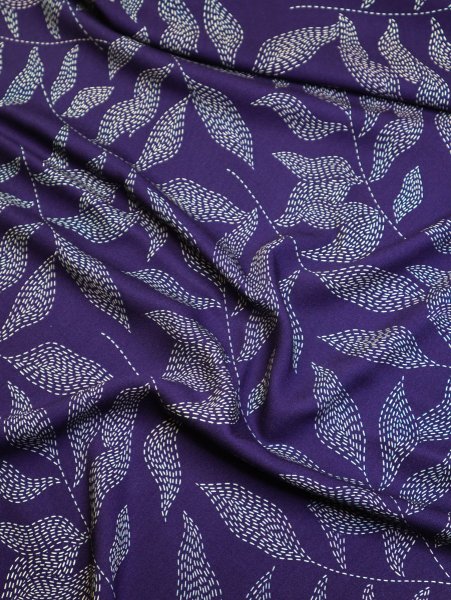 Viskose Twill mit LENZING™ ECOVERO™ Fasern - Lulu - blue - Mind the Maker