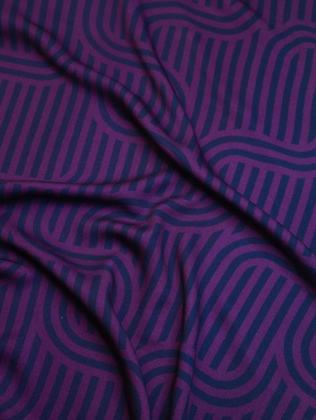 Viskose Twill mit LENZING™ ECOVERO™ Fasern - Ziggy - cerise - Mind the Maker