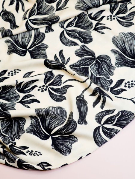 Viskose Twill mit LENZING™ ECOVERO™ Fasern - Loa - black - Mind the Maker