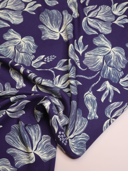 Viskose Twill mit LENZING™ ECOVERO™ Fasern - Loa - blue - Mind the Maker