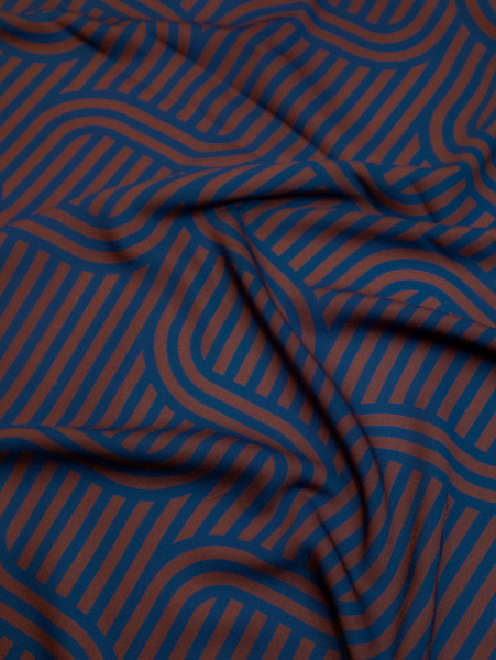 RESTSTÜCK 1,50m !!! - Viskose Twill mit LENZING™ ECOVERO™ Fasern - Ziggy - rust - Mind the Maker