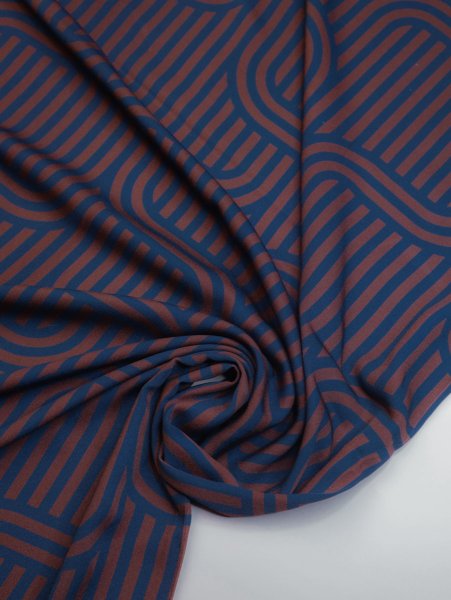 Viskose Twill mit LENZING™ ECOVERO™ Fasern - Ziggy - rust - Mind the Maker