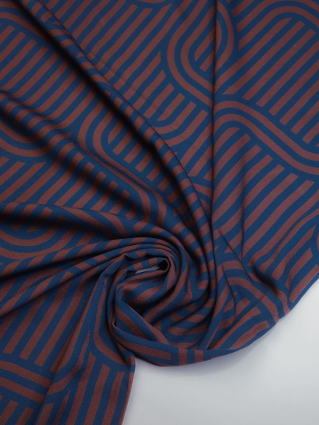 RESTSTÜCK 1,50m !!! - Viskose Twill mit LENZING™ ECOVERO™ Fasern - Ziggy - rust - Mind the Maker