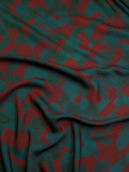 Viskose Twill mit LENZING™ ECOVERO™ Fasern - Geomania - Mind the Maker