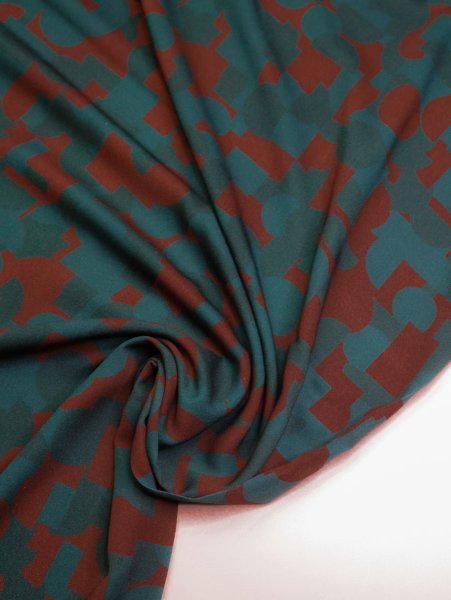 Viskose Twill mit LENZING™ ECOVERO™ Fasern - Geomania - Mind the Maker