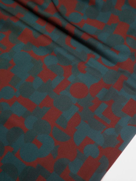 Viskose Twill mit LENZING™ ECOVERO™ Fasern - Geomania - Mind the Maker