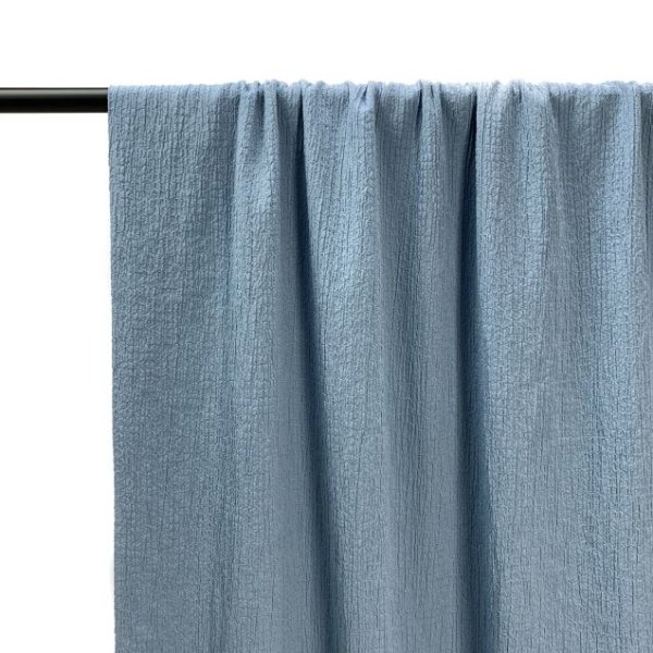 RESTSTÜCK 1,0m !!! - Viskose Krepp - Abby - blue