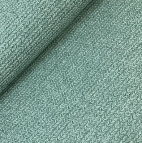 RESTSTÜCK1,40m !!! - Viskose Strick - Angora Touch Jacquard - mint meliert