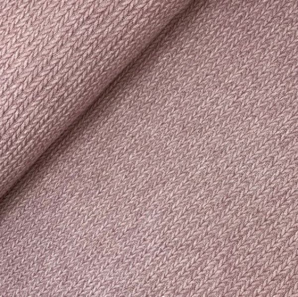 Viskose Strick - Angora Touch Jacquard - rosa meliert