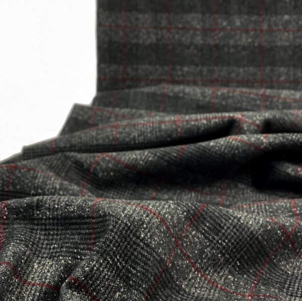 Tweed - Antonio - grau - made in Italy - Swafing