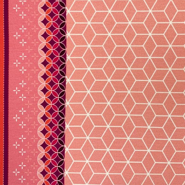 Bio Jersey - Asanoha - Col. 03 - nude - Sakura - Hamburger Liebe - Albstoffe