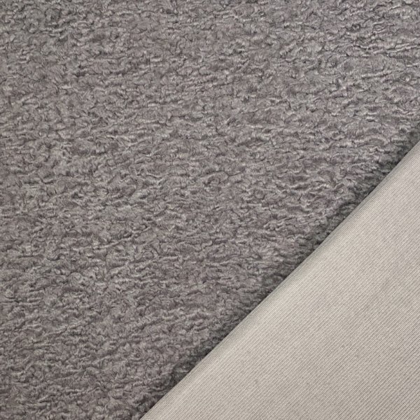 Mantelstoff - Astracan - grey
