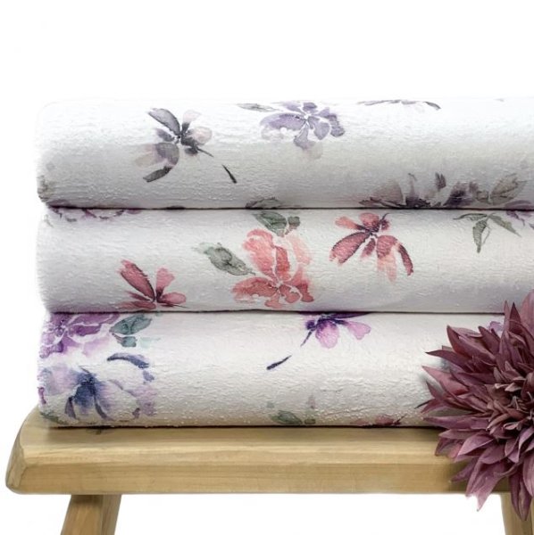 Bambus Frottee - Waterflower - lilac