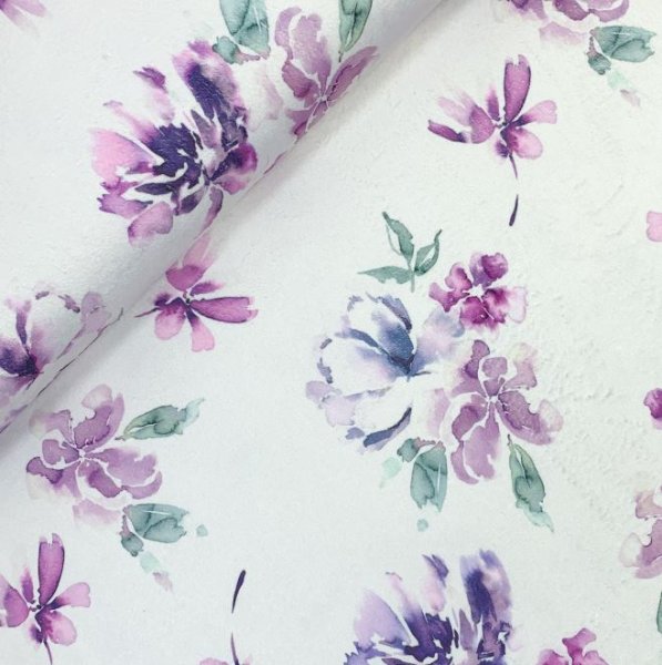 Bambus Frottee - Waterflower - lilac
