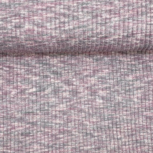 Bambus Bündchen - Heavy Ripp - melange old pink