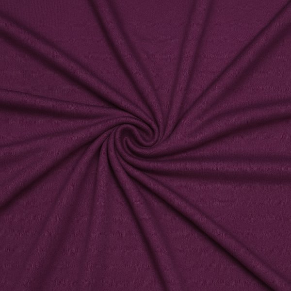 Bambus Jersey - uni - bordeaux