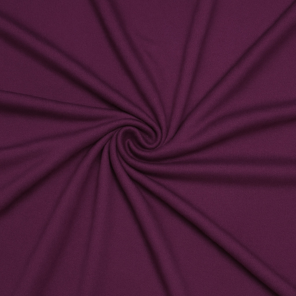 RESTSTÜCK 0,50m !!! - Bambus Jersey - uni - bordeaux