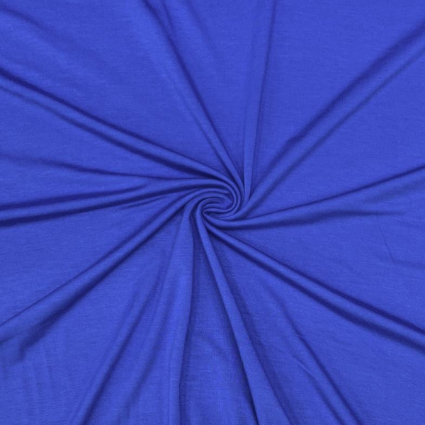 French Terry - Bambus - uni - royalblau