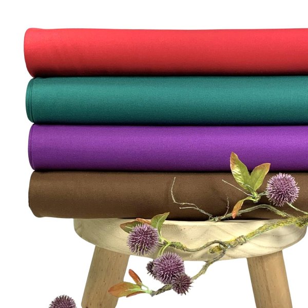 Bambus Twill - uni - mauve