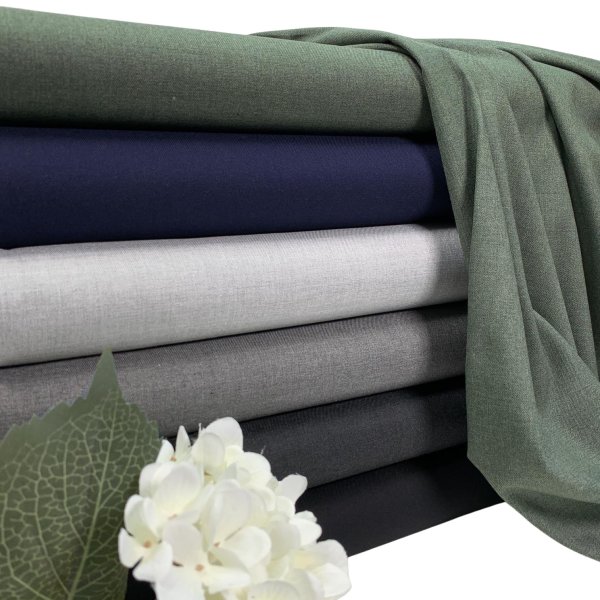 RESTSTÜCK 0,70m !!! - Bambus Twill - uni - anthracite