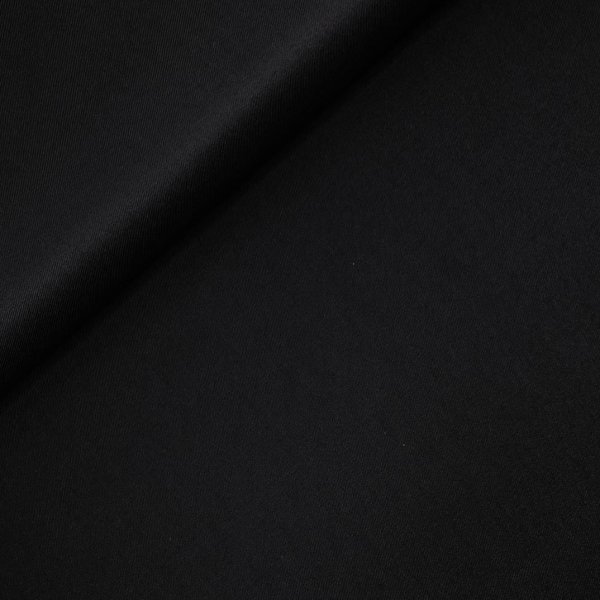 Bambus Twill - uni - black