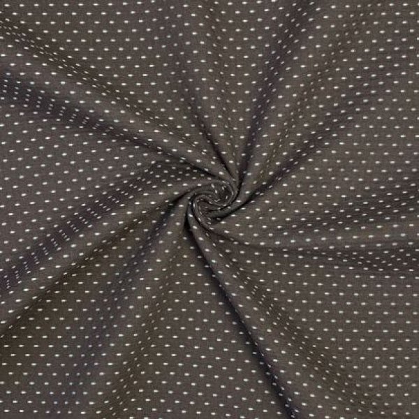 RESTSTÜCK 50cm !!! - Baumwoll Jacquard - Lina Stripes - brown