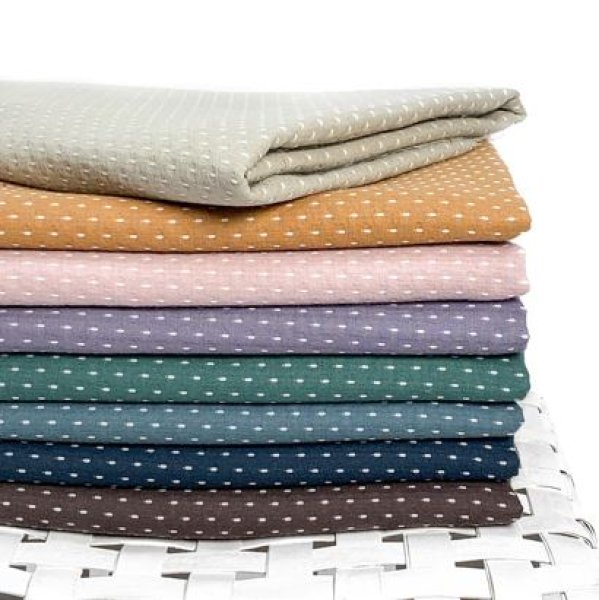 RESTSTÜCK 70cm !!! - Baumwoll Jacquard - Lina Stripes - dusty pink