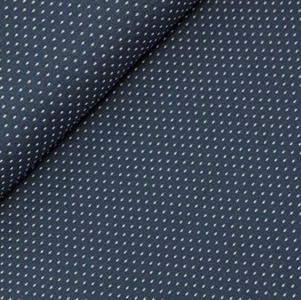 RESTSTÜCK 50cm !!! - Baumwoll Jacquard - Lina Stripes - navy