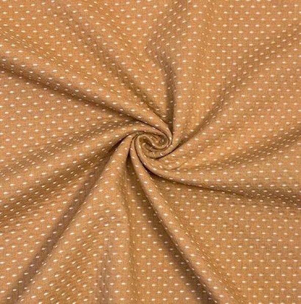 RESTSTÜCK 1,40m !!! - Baumwoll Jacquard - Lina Stripes - ochre