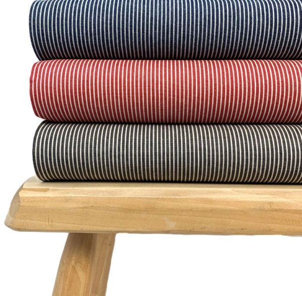 Baumwolle - Jeans - Streifen - dunkelblau