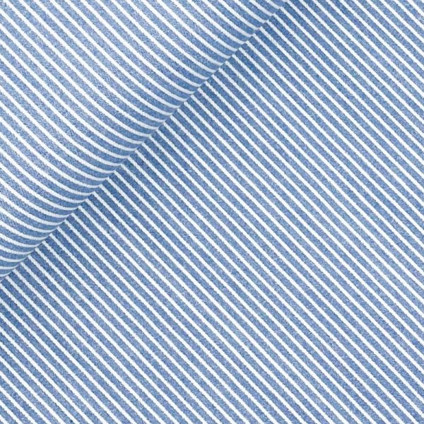 Baumwolle - Jeans - Streifen - hellblau