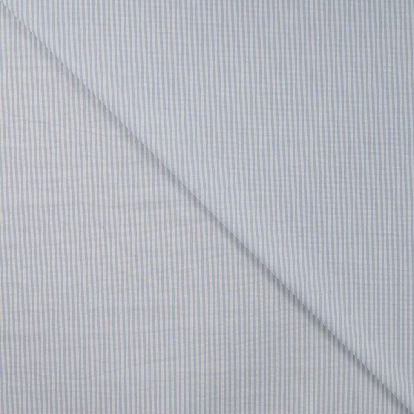 Baumwolle Seersucker - Stripes - blue/white