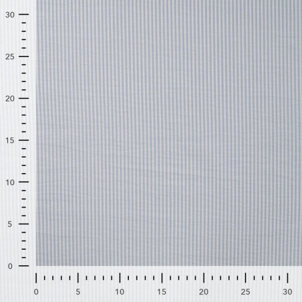 Baumwolle Seersucker - Stripes - blue/white