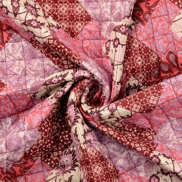Baumwoll Stepper - Ornament Paisley - fuchsia