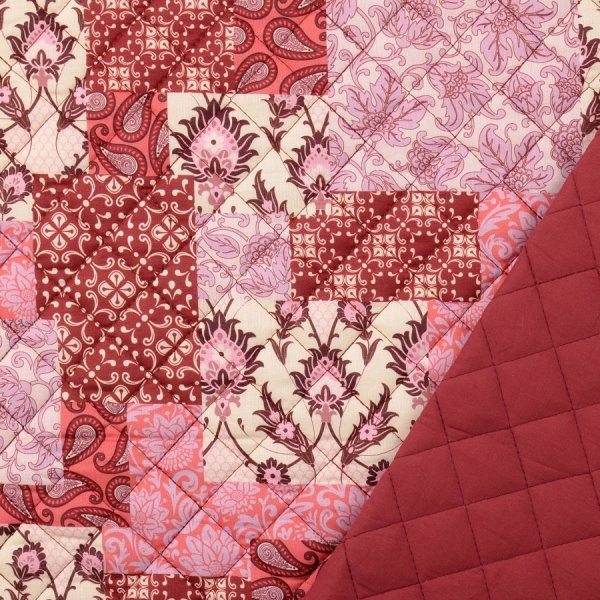 Baumwoll Stepper - Ornament Paisley - fuchsia