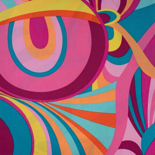 Baumwoll Viskose - Sally - fuchsia