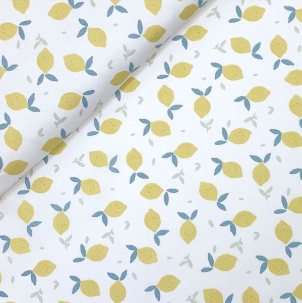 Bio Baumwolle - Lemon - ecru