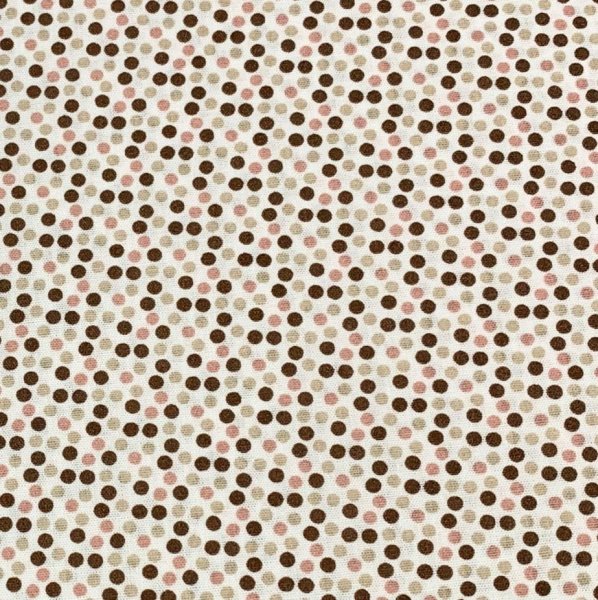Baumwolle - Multi Dots - ecru